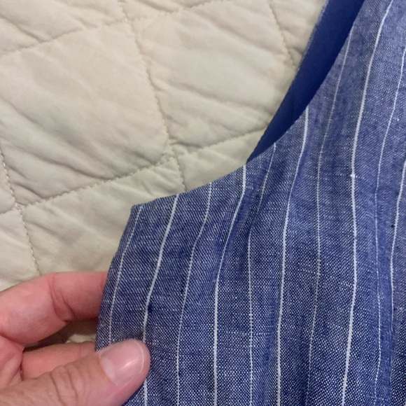 J. Crew Blue and White Patterned Dress - Picture 7 of 8